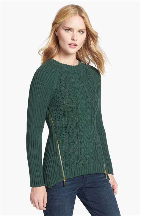 michael kors sweater with side zippers|michael kors sweaters outlet.